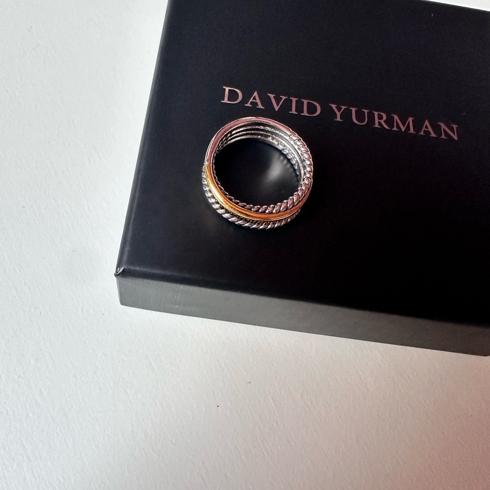 David Yurman Women's Ring in gold and Silver - Picture 2 of 5